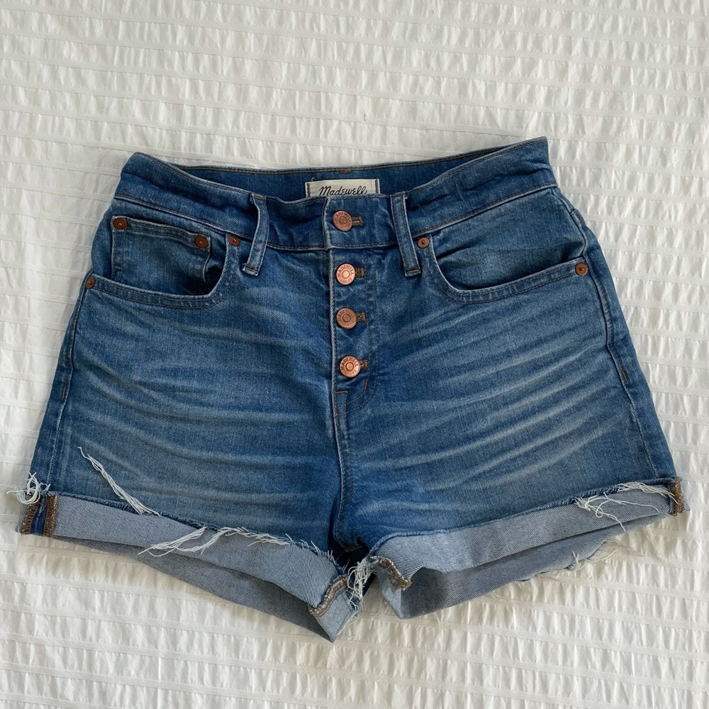 Madewell High Rise Denim Shorts